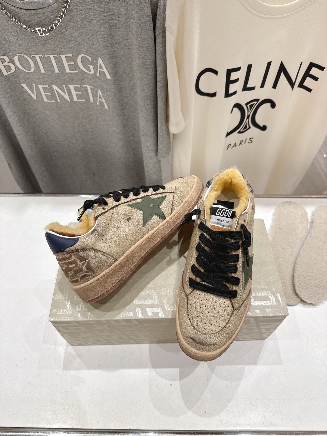 顶级版本 毛里 GGDB~~Golden Goose Deluxe Brand秋冬新款羊毛里小脏鞋休闲鞋