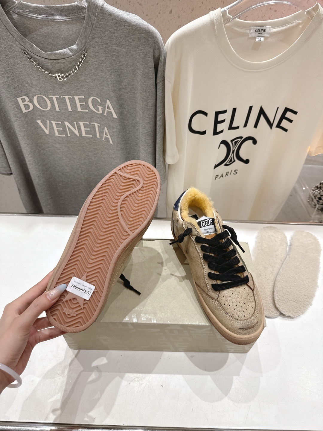 顶级版本 毛里 GGDB~~Golden Goose Deluxe Brand秋冬新款羊毛里小脏鞋休闲鞋