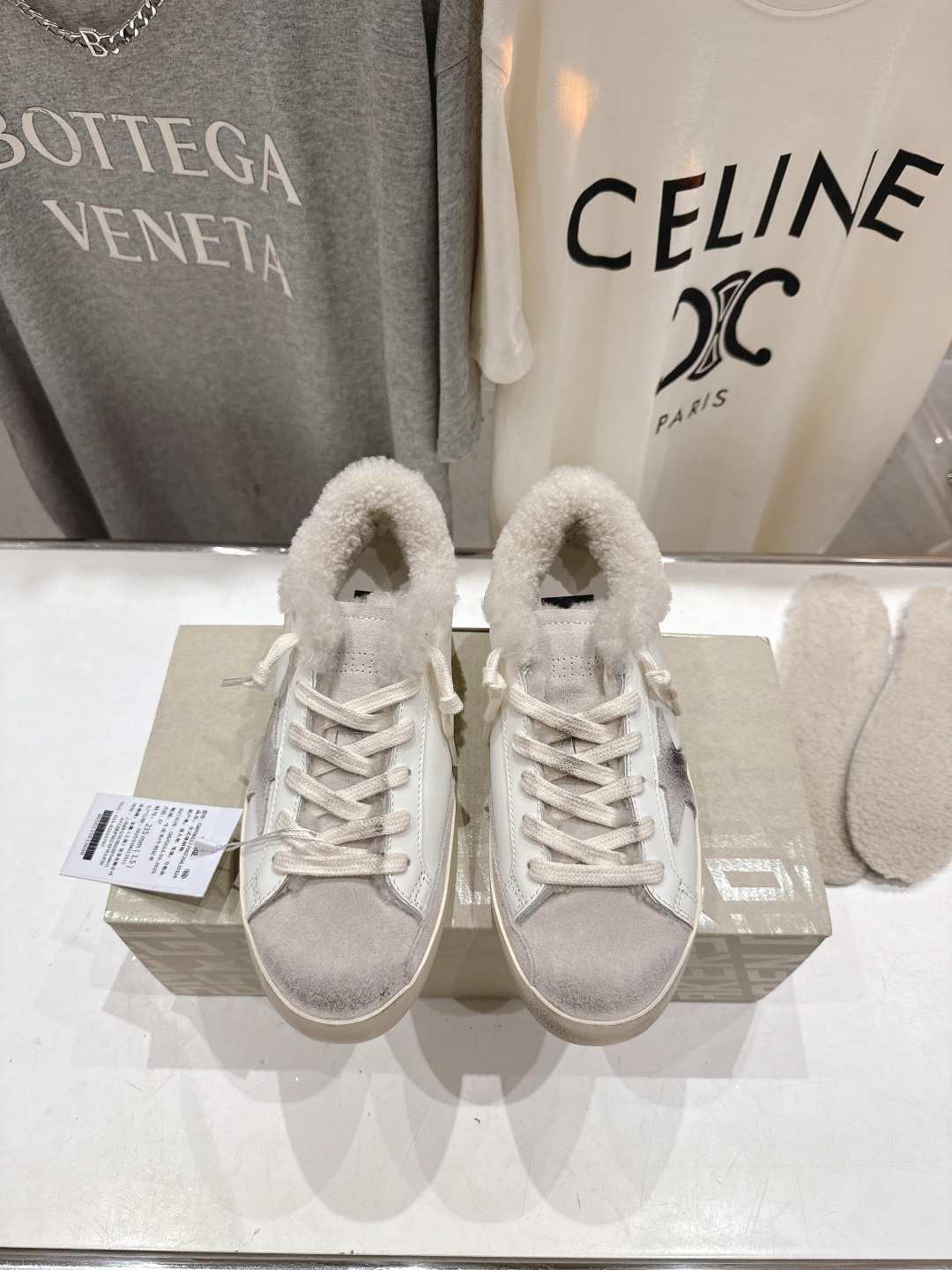 顶级版本 毛里 GGDB~~Golden Goose Deluxe Brand秋冬新款羊毛里小脏鞋休闲鞋