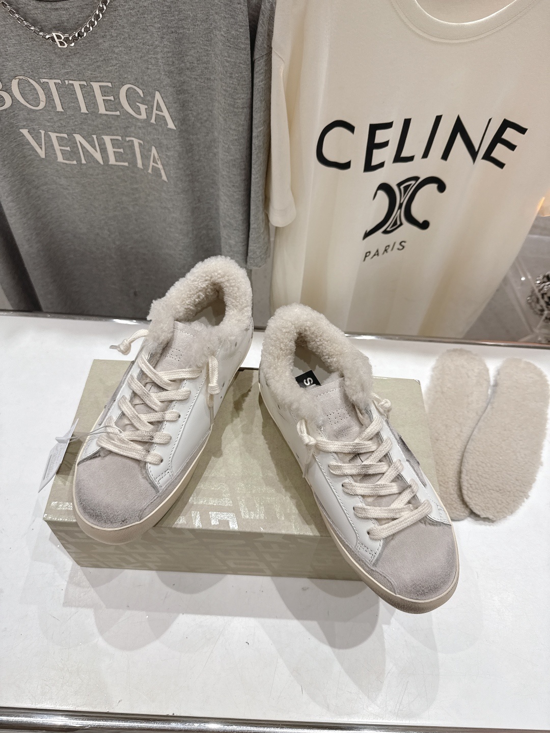 顶级版本 毛里 GGDB~~Golden Goose Deluxe Brand秋冬新款羊毛里小脏鞋休闲鞋