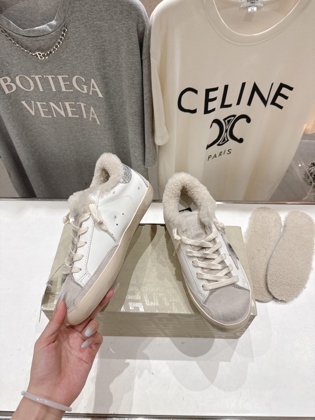 顶级版本 毛里 GGDB~~Golden Goose Deluxe Brand秋冬新款羊毛里小脏鞋休闲鞋