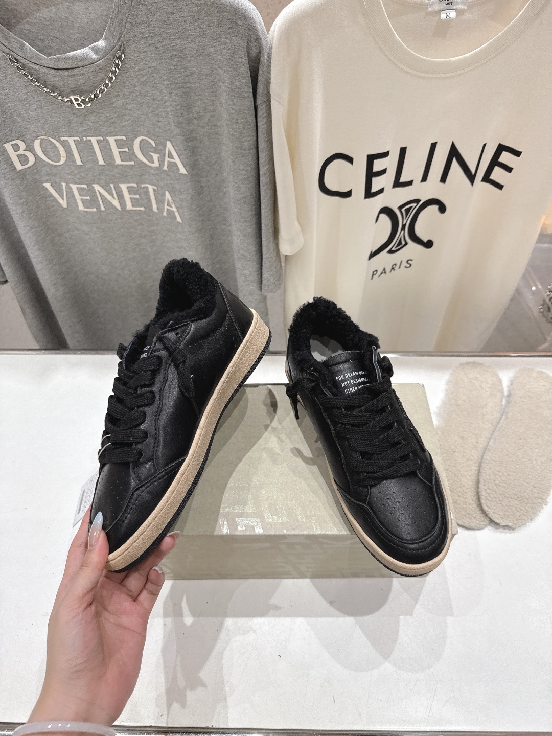 顶级版本 毛里 GGDB~~Golden Goose Deluxe Brand秋冬新款羊毛里小脏鞋休闲鞋