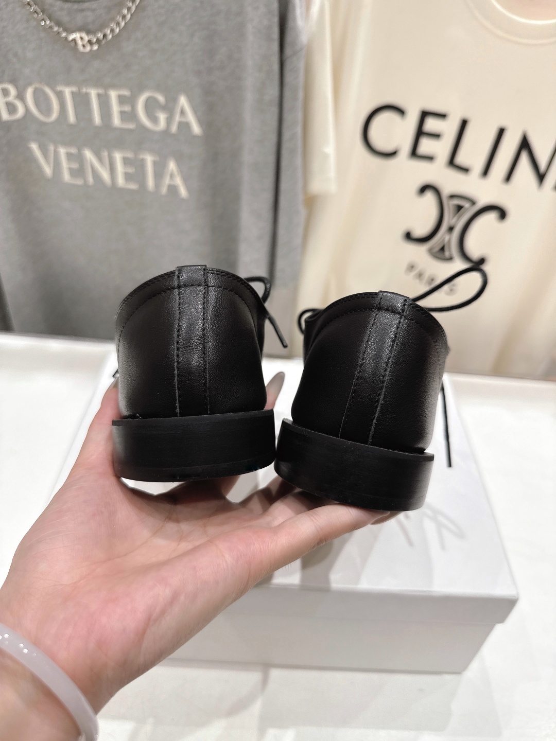 高版本出厂 ACQUEMUS x Repetto F012 2025ss全新联名款系带方头休闲鞋小皮鞋单