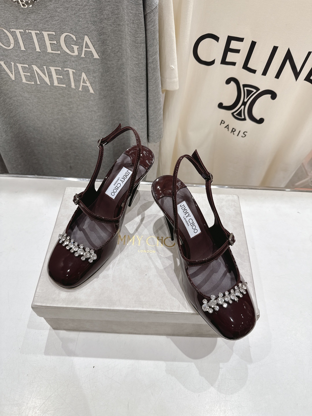 高版本出厂 JIMMY CHOO*|JC/吉米周2025ss新款简约水钻链条高跟鞋凉鞋原版套楦,完美的线