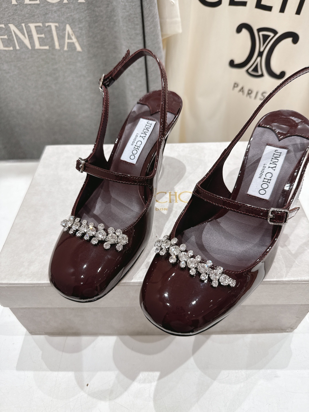 高版本出厂 JIMMY CHOO*|JC/吉米周2025ss新款简约水钻链条高跟鞋凉鞋原版套楦,完美的线