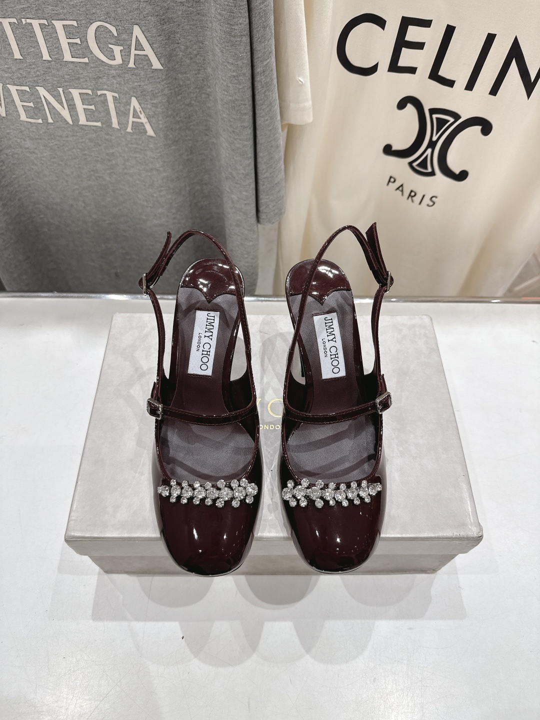 高版本出厂 JIMMY CHOO*|JC/吉米周2025ss新款简约水钻链条高跟鞋凉鞋原版套楦,完美的线