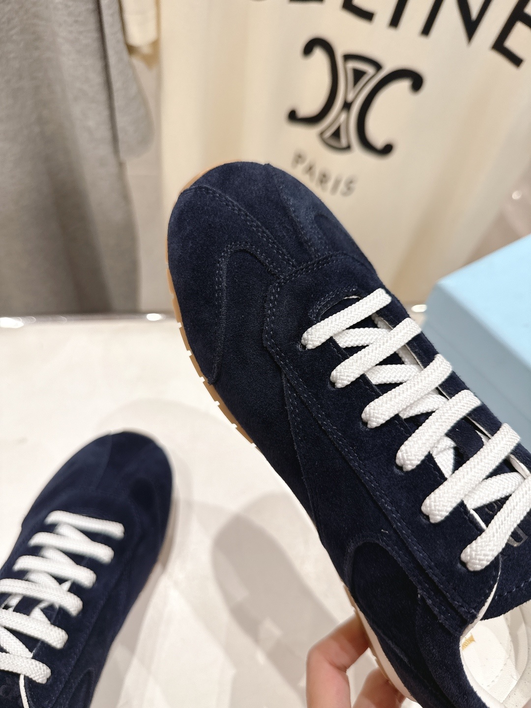 高版本出厂 情侣款 Prada 普拉达 F034 25ss/专柜新款情侣平底运动休闲鞋德训鞋阿甘鞋~各路
