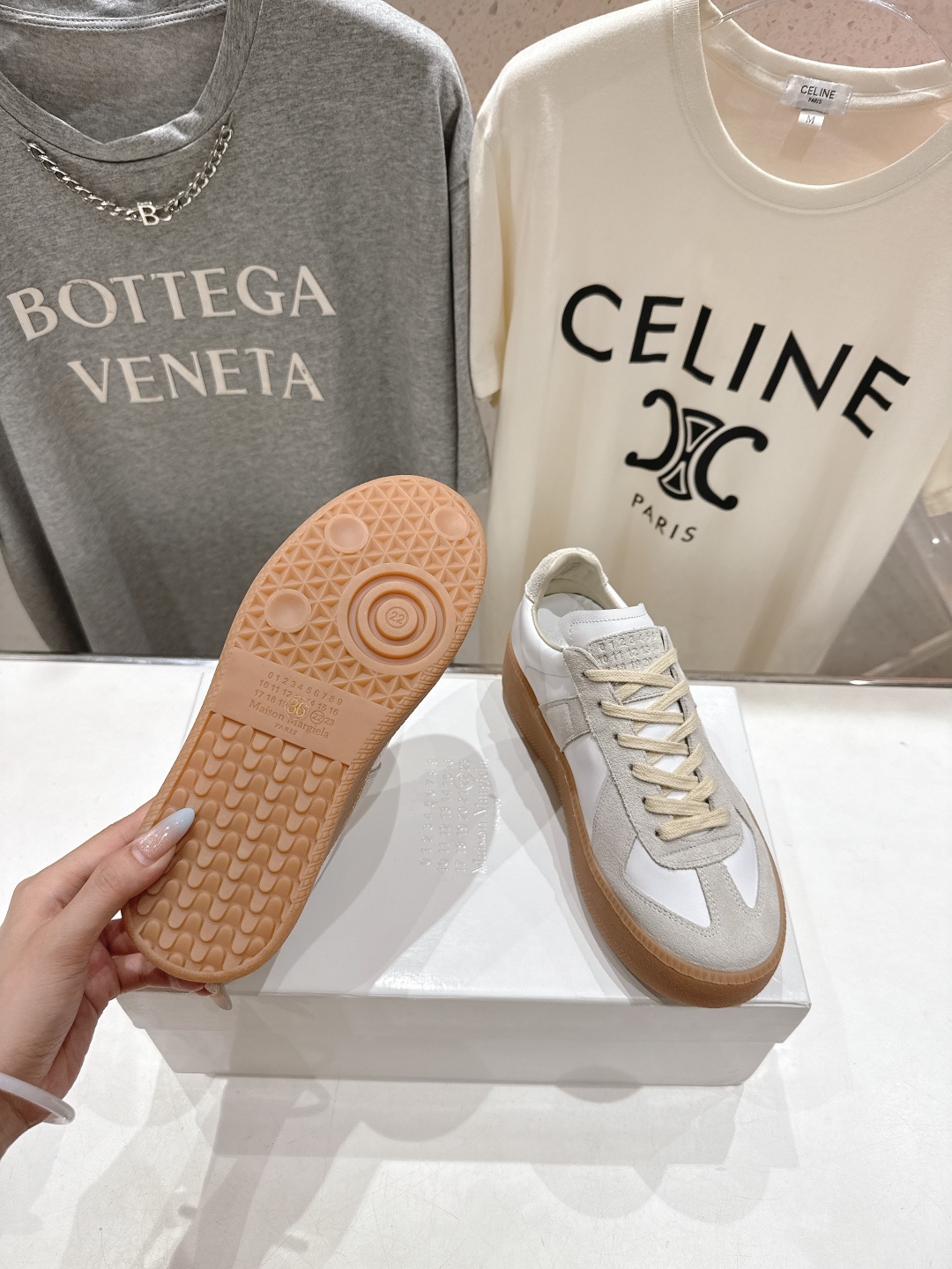 高版本出厂 Maison Margiela 马吉拉MM6新款厚底休闲鞋板鞋德训鞋新品🆕原版复刻 原版套楦