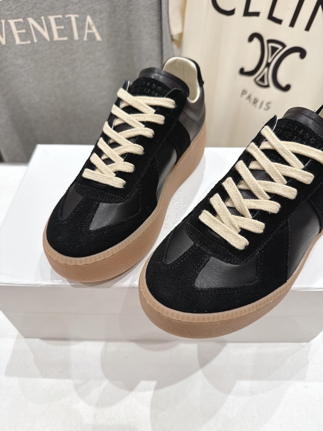 高版本出厂 Maison Margiela 马吉拉MM6新款厚底休闲鞋板鞋德训鞋新品🆕原版复刻 原版套楦