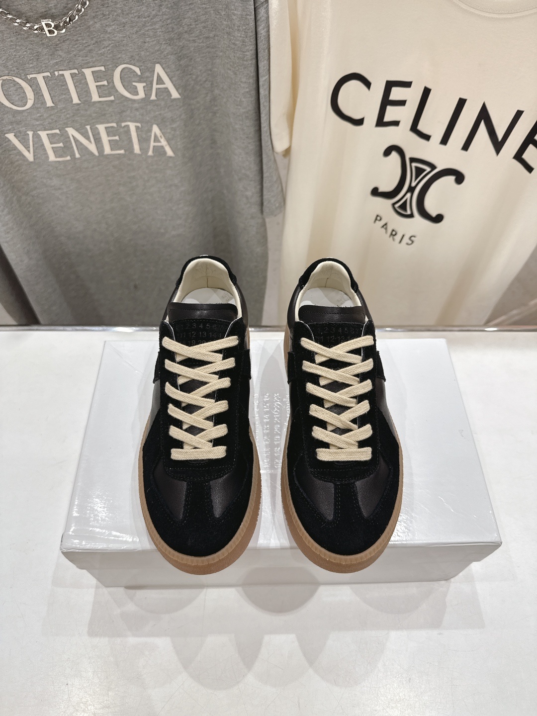 高版本出厂 Maison Margiela 马吉拉MM6新款厚底休闲鞋板鞋德训鞋新品🆕原版复刻 原版套楦