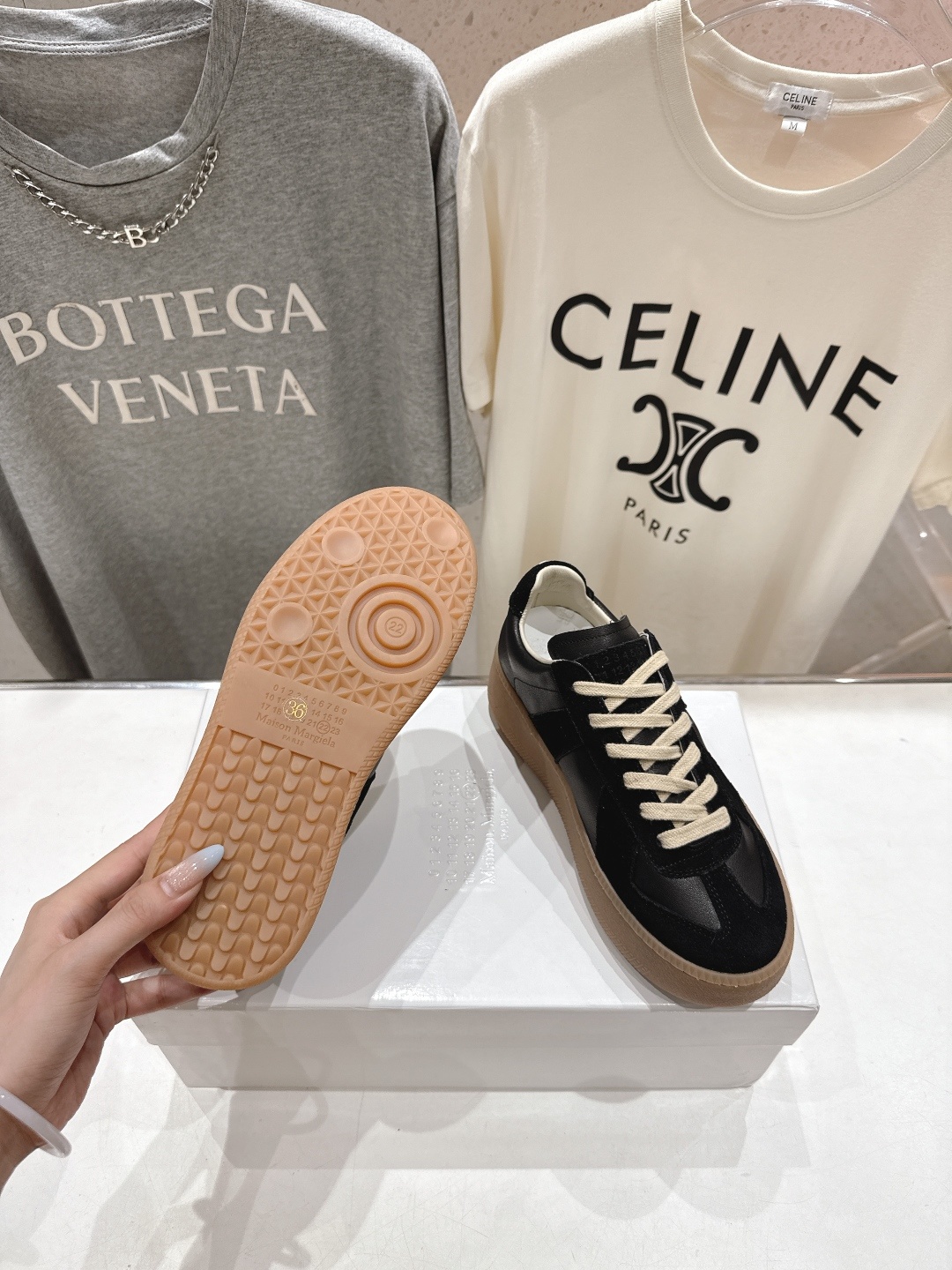 高版本出厂 Maison Margiela 马吉拉MM6新款厚底休闲鞋板鞋德训鞋新品🆕原版复刻 原版套楦