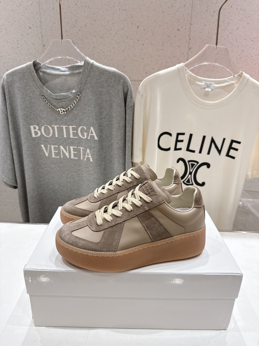 高版本出厂 Maison Margiela 马吉拉MM6新款厚底休闲鞋板鞋德训鞋新品🆕原版复刻 原版套楦