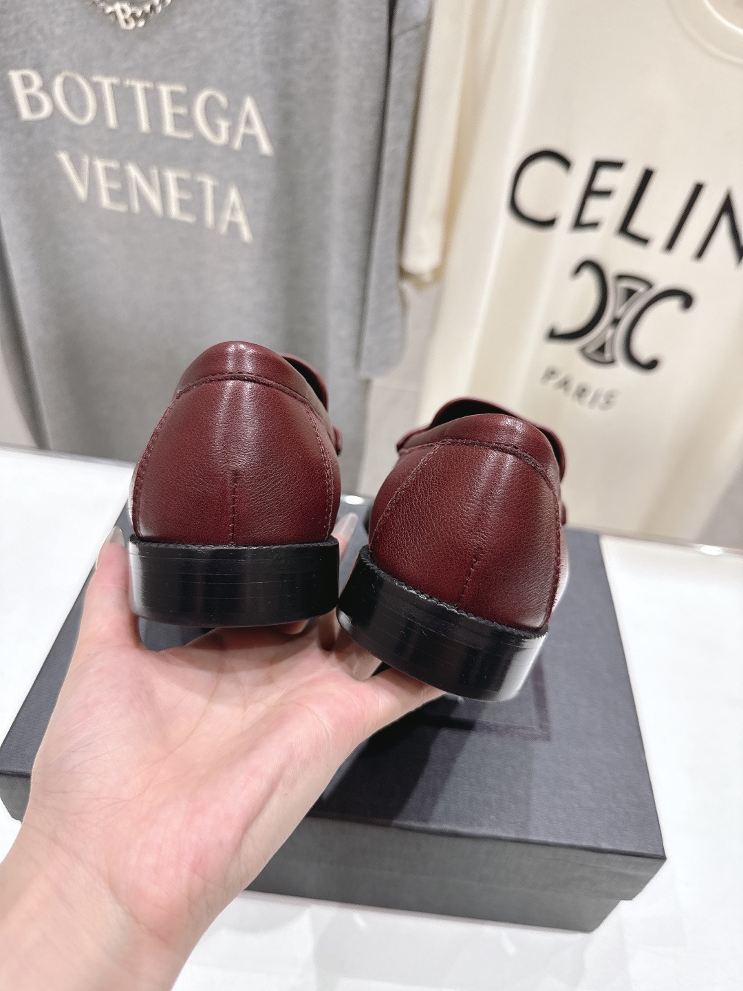 高版本出厂 SAINT LAURENT/圣罗兰YSL 25ss爆款平底玛丽珍一脚蹬乐福鞋,2025全新升