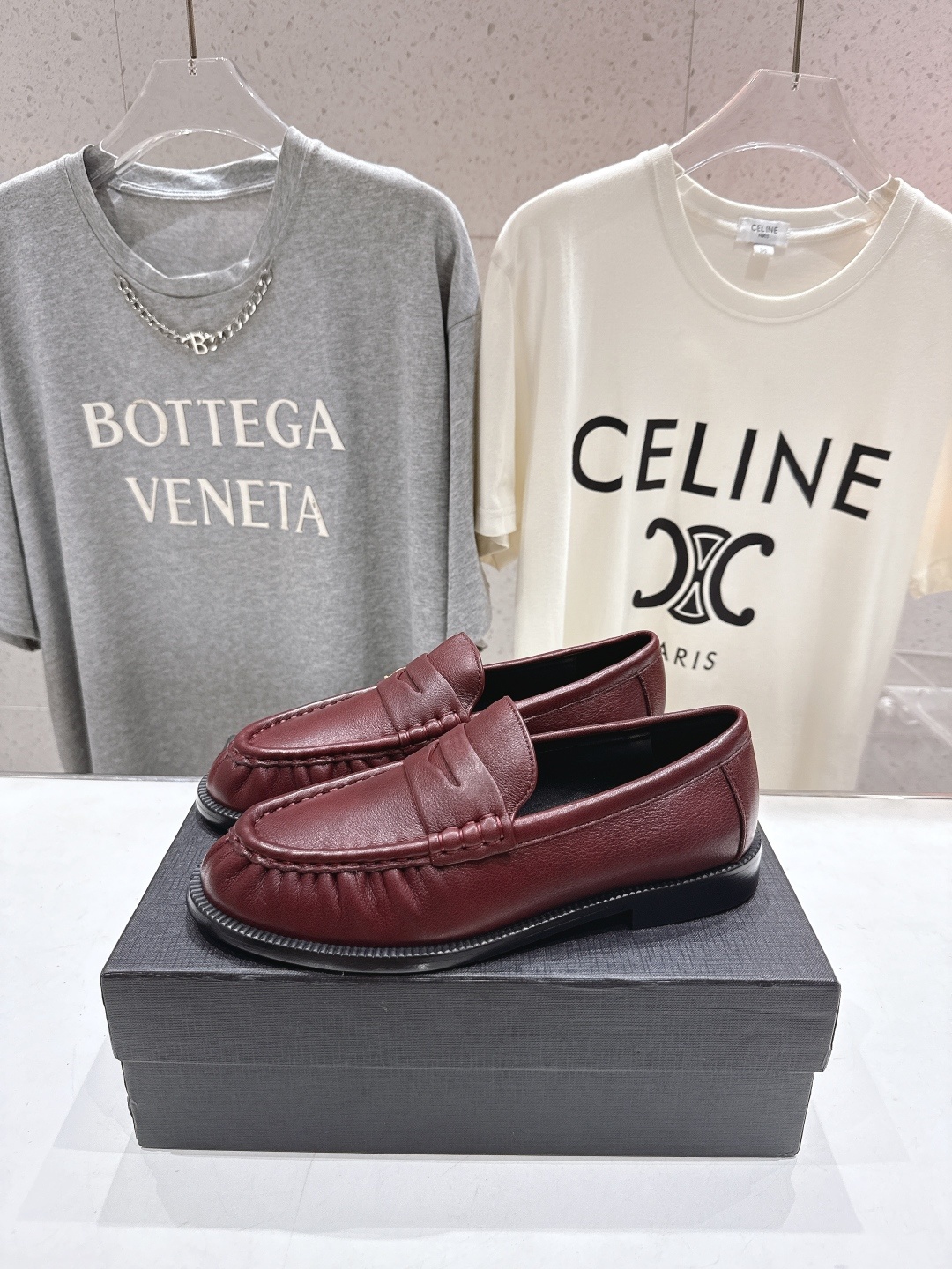 高版本出厂 SAINT LAURENT/圣罗兰YSL 25ss爆款平底玛丽珍一脚蹬乐福鞋,2025全新升
