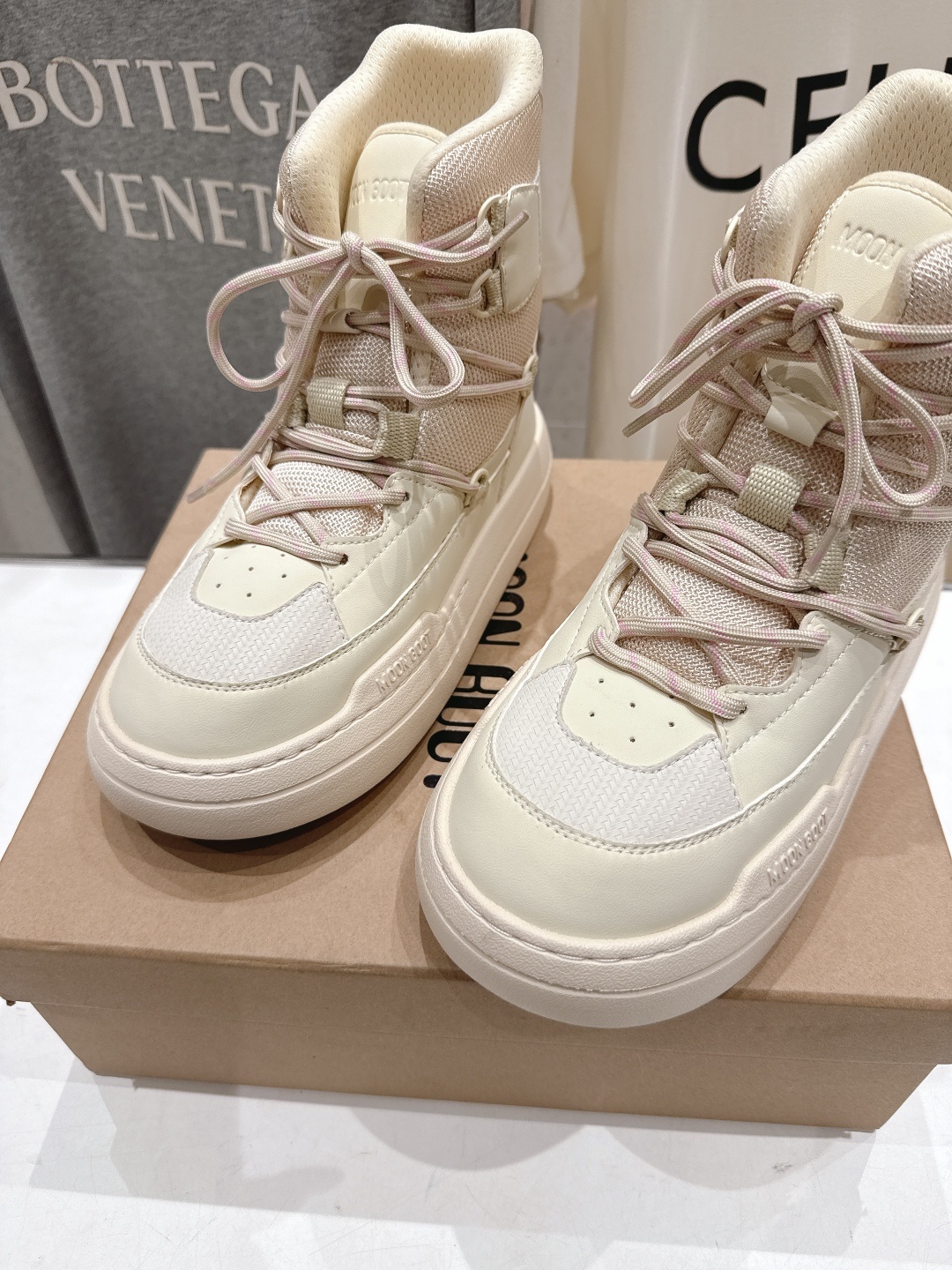 高版本出厂 MOON BOOT Park系列F036 2025ss秋冬新款绑带中筒靴雪地靴 实用主义购物