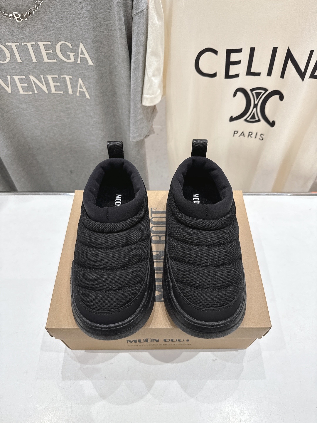 高版本出厂 MOON BOOT Park系列F036 2025ss秋冬新款一脚蹬保暖棉鞋低帮矮靴雪地靴