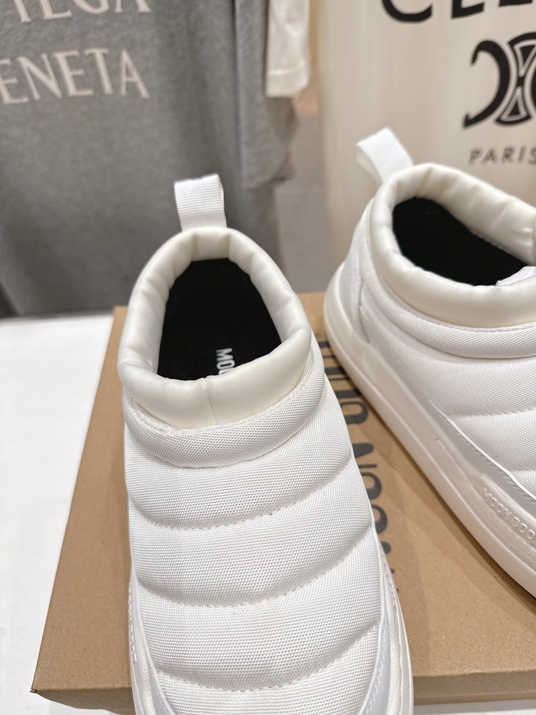 高版本出厂 MOON BOOT Park系列F036 2025ss秋冬新款一脚蹬保暖棉鞋低帮矮靴雪地靴