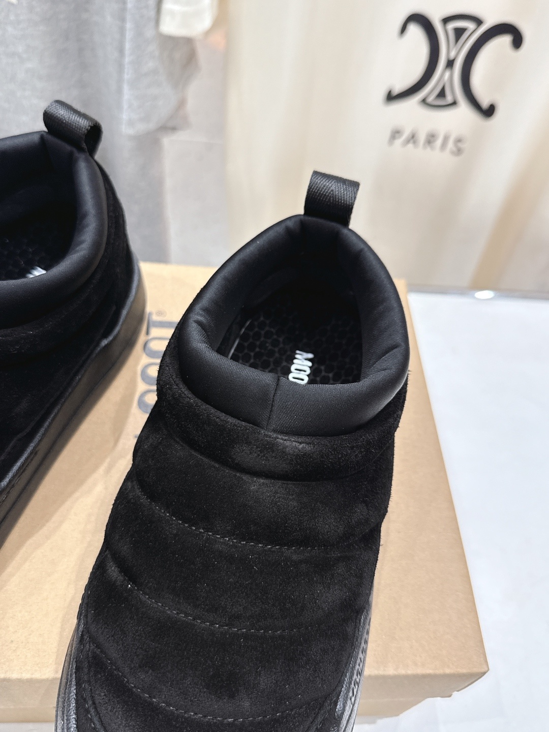 高版本出厂 MOON BOOT Park系列F036 2025ss秋冬新款一脚蹬保暖棉鞋低帮矮靴雪地靴