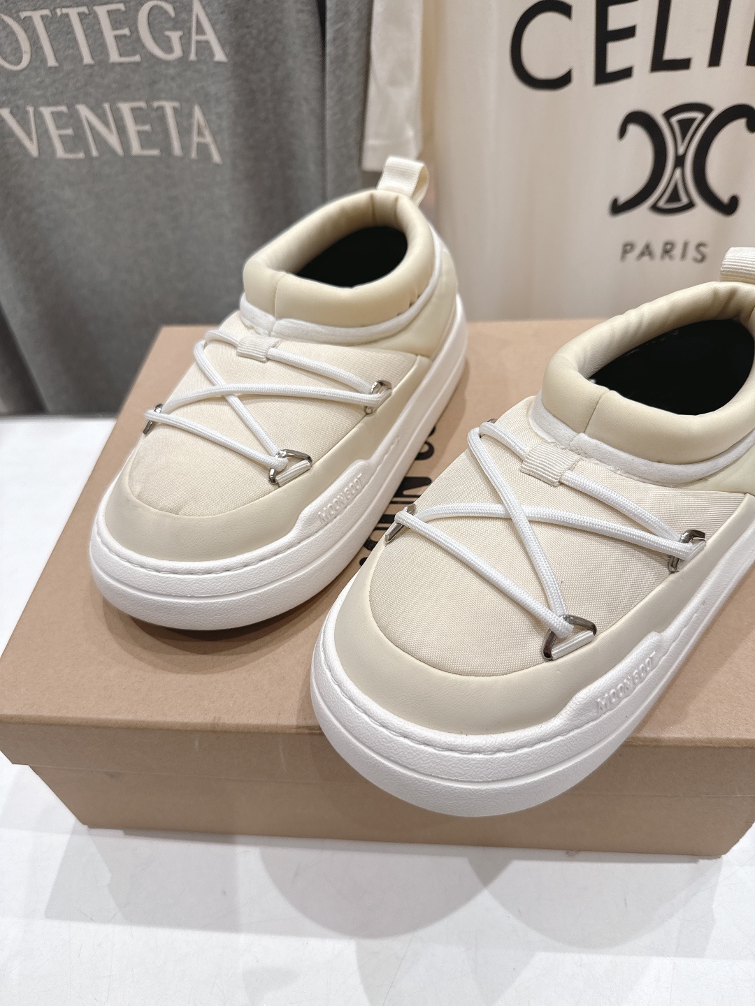 高版本出厂 MOON BOOT Park系列F036 2025ss秋冬新款一脚蹬保暖棉鞋低帮矮靴雪地靴