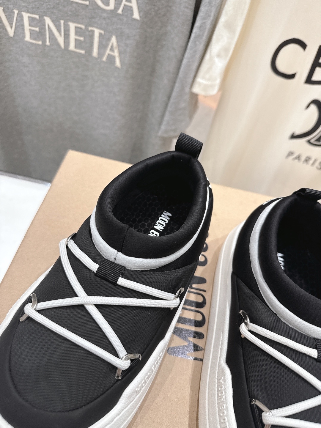 高版本出厂 MOON BOOT Park系列F036 2025ss秋冬新款一脚蹬保暖棉鞋低帮矮靴雪地靴