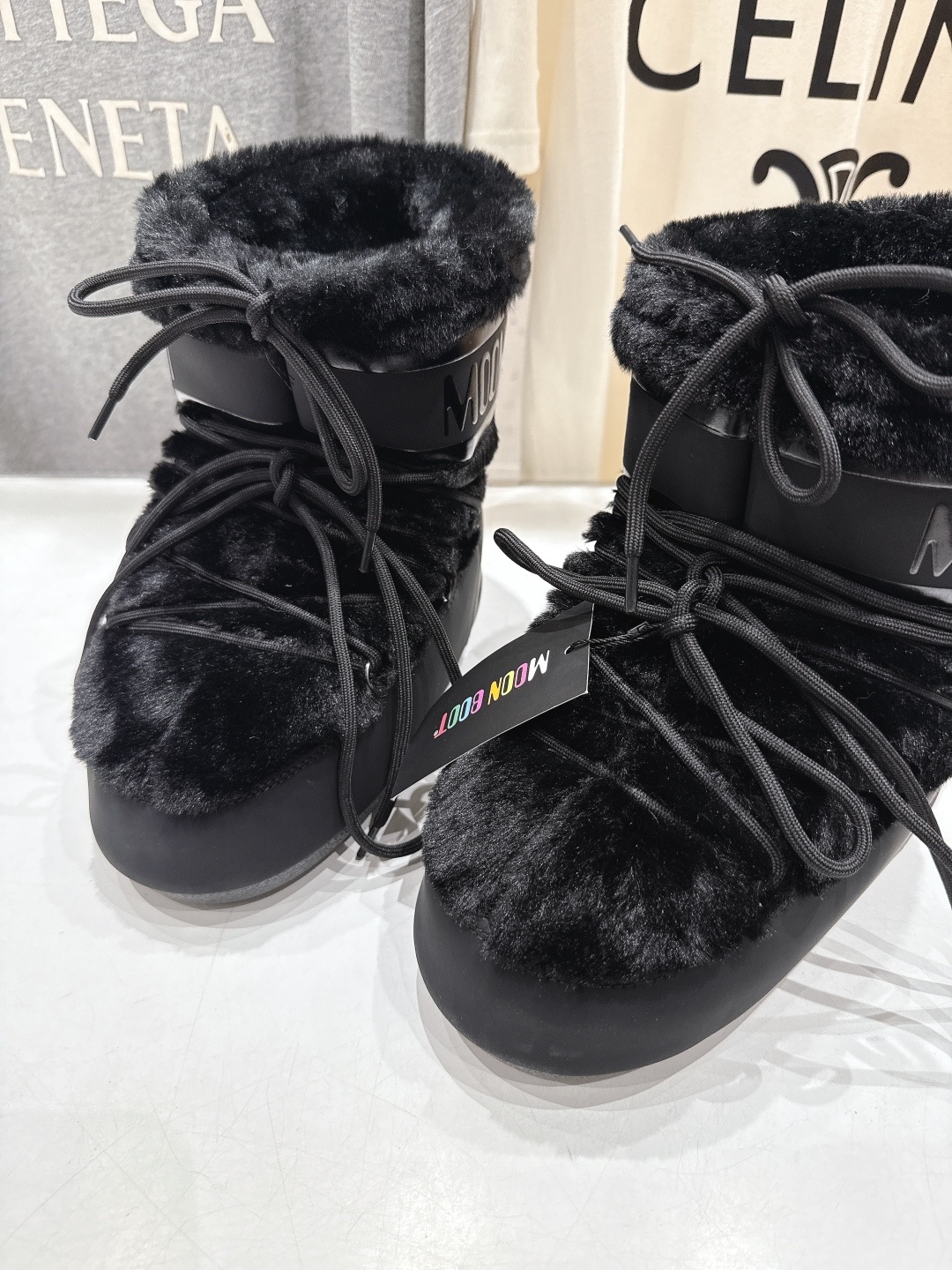 高版本出厂 毛毛款 Moon Boot 2025ss秋冬季爆款保暖厚底雪地靴 【丑萌月亮雪地靴】忘了UG