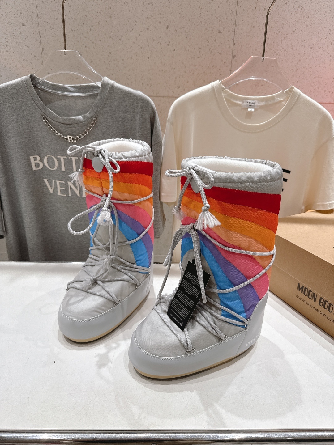 高版本出厂 Moon Boot 2025ss秋冬季爆款保暖厚底雪地靴 【丑萌月亮雪地靴】忘了UGG吧,时