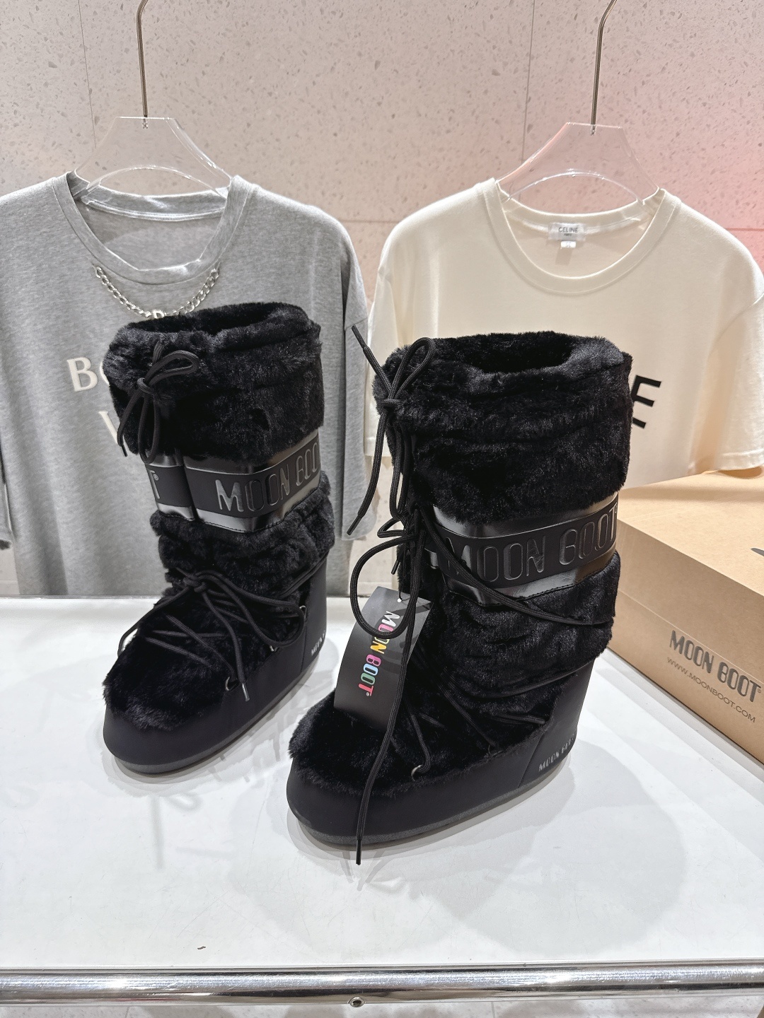 高版本出厂 Moon Boot 2025ss秋冬季爆款保暖厚底雪地靴 【丑萌月亮雪地靴】忘了UGG吧,时