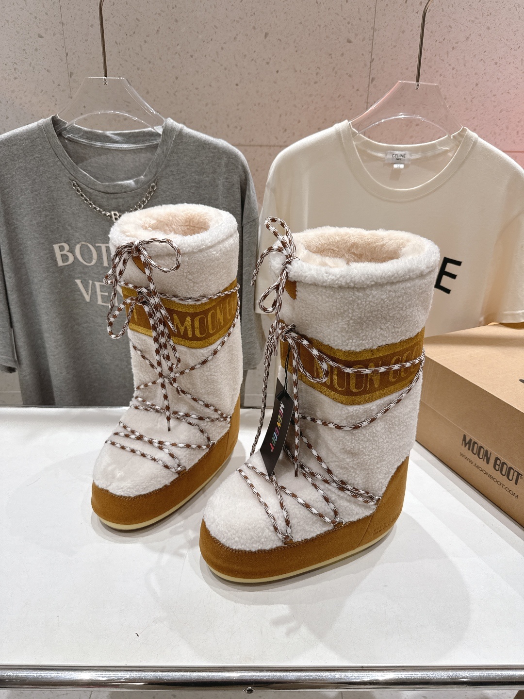 高版本出厂 Moon Boot 2025ss秋冬季爆款保暖厚底雪地靴 【丑萌月亮雪地靴】忘了UGG吧,时