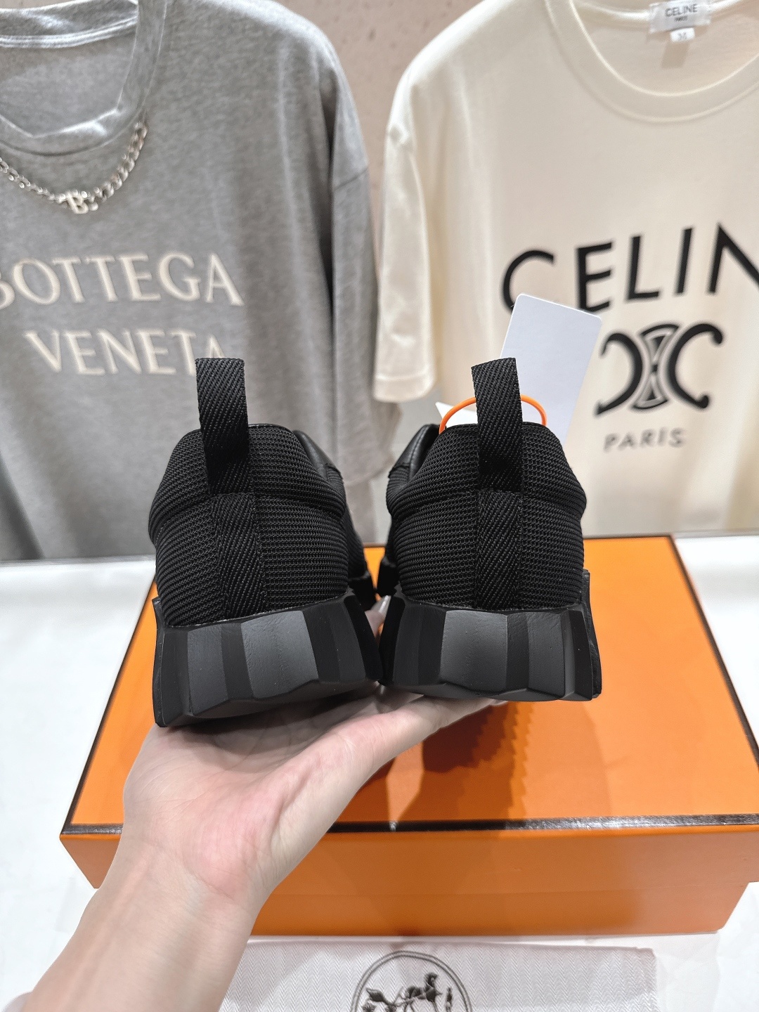 顶级版本 莞货 <下单请备注> 男码+10 Hermes/爱马仕H家25ss新款情侣运动休闲鞋跑步鞋~市