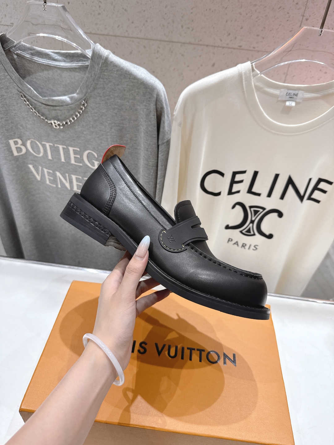 高版本出厂 情侣款 LOUIS VUITTON ss25 LV驴牌新款厚底大头鞋情侣休闲鞋乐福鞋本款 乐