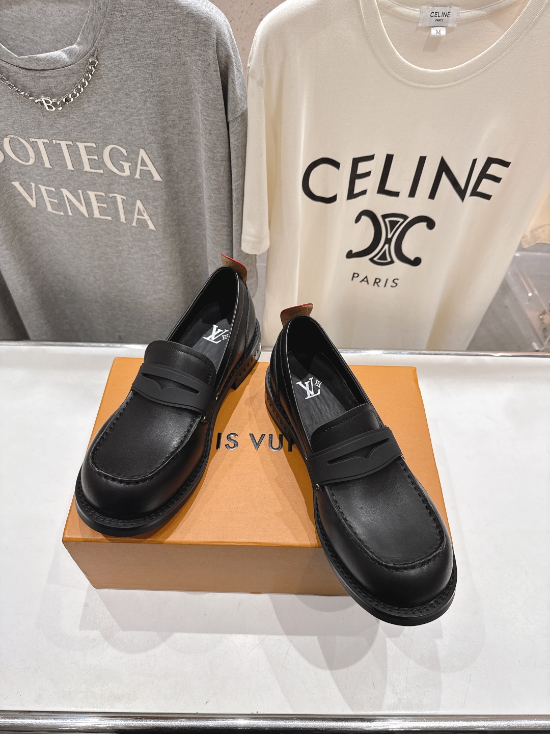 高版本出厂 情侣款 LOUIS VUITTON ss25 LV驴牌新款厚底大头鞋情侣休闲鞋乐福鞋本款 乐