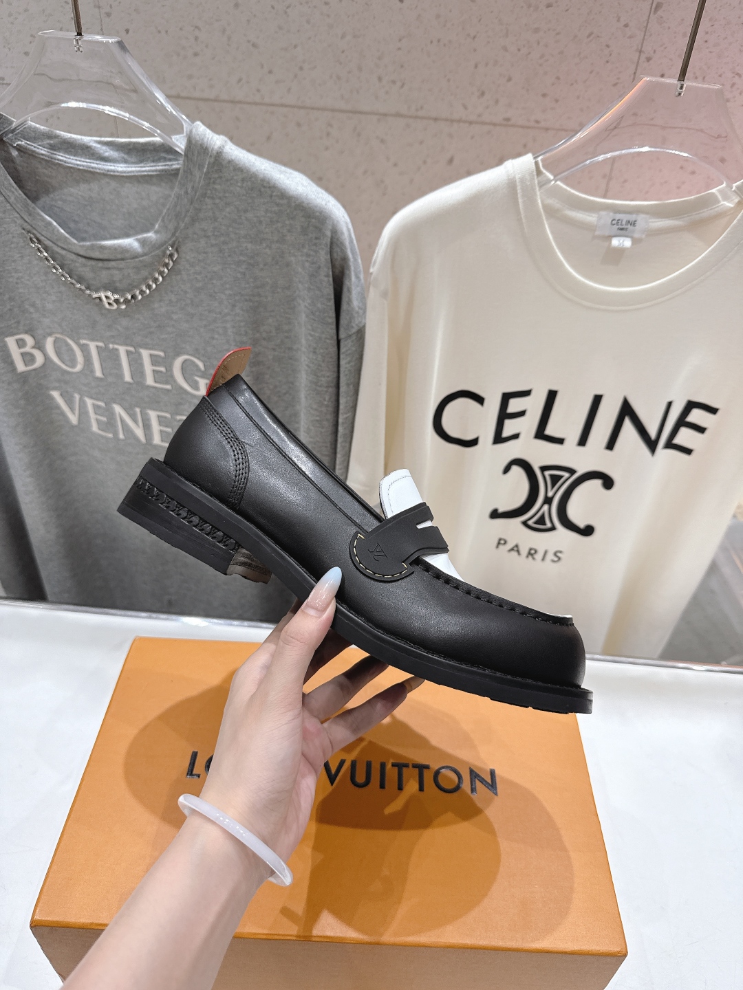高版本出厂 情侣款 LOUIS VUITTON ss25 LV驴牌新款厚底大头鞋情侣休闲鞋乐福鞋本款 乐