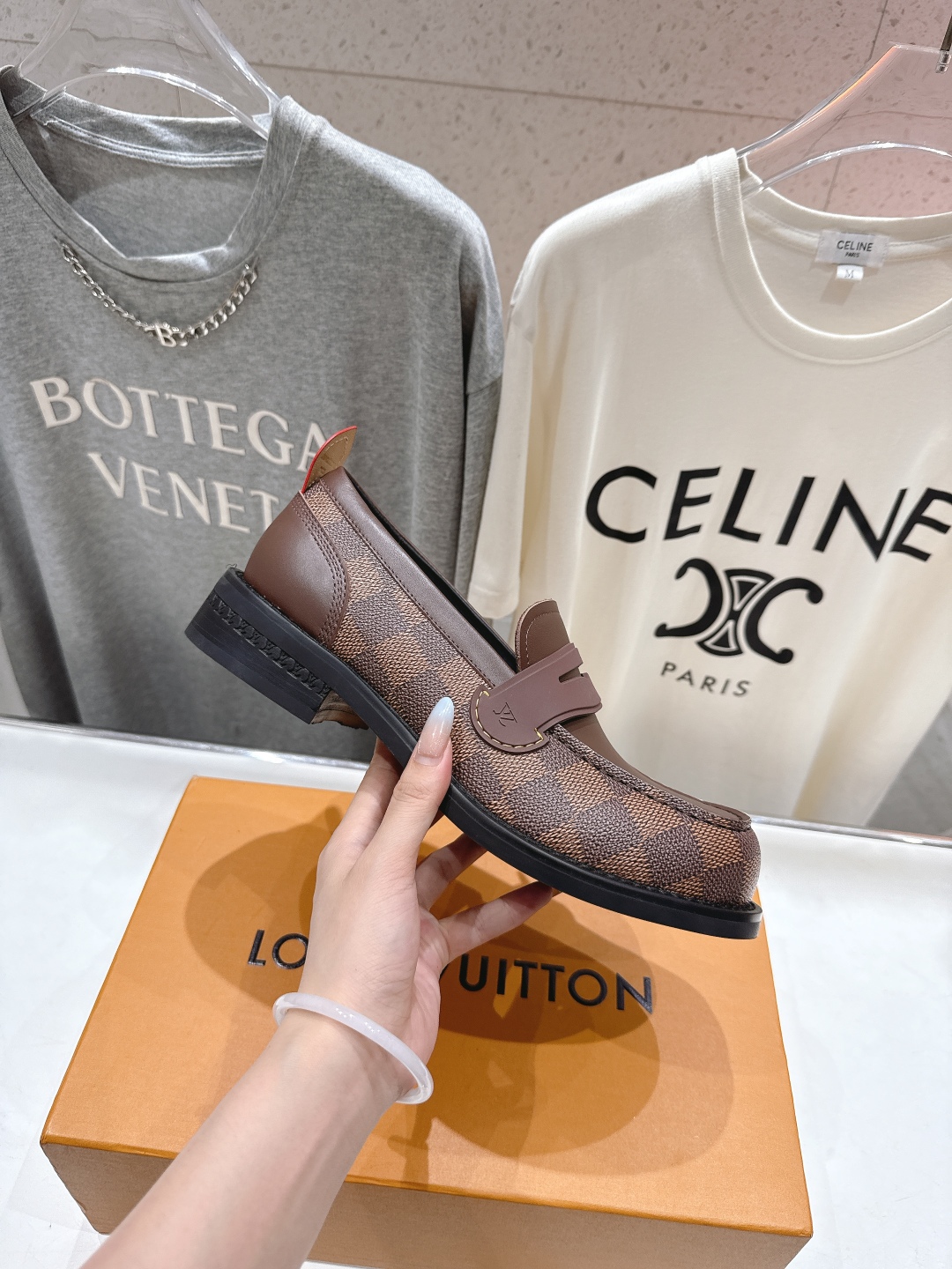 高版本出厂 情侣款 LOUIS VUITTON ss25 LV驴牌新款厚底大头鞋情侣休闲鞋乐福鞋本款 乐