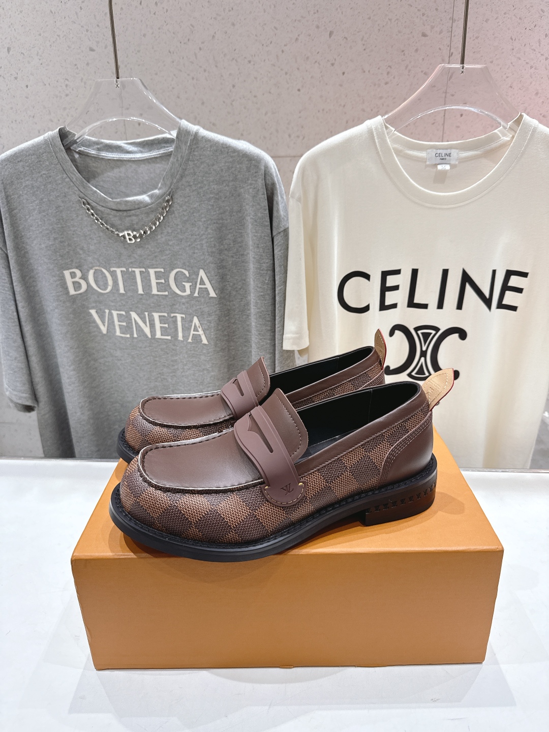 高版本出厂 情侣款 LOUIS VUITTON ss25 LV驴牌新款厚底大头鞋情侣休闲鞋乐福鞋本款 乐