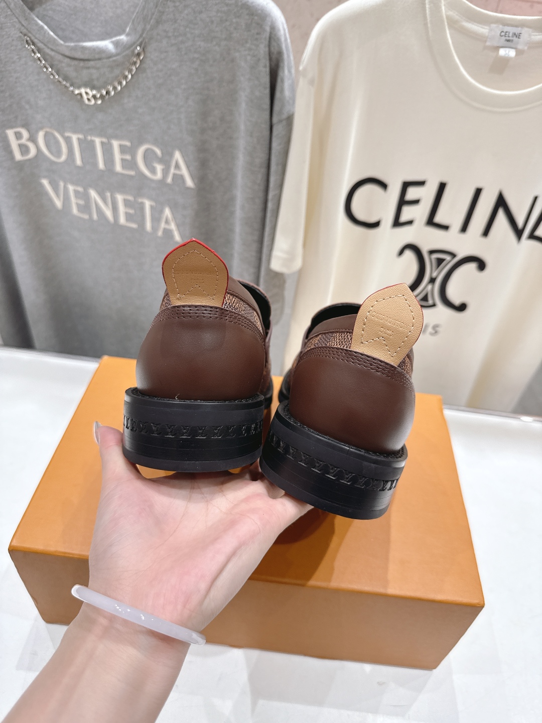 高版本出厂 情侣款 LOUIS VUITTON ss25 LV驴牌新款厚底大头鞋情侣休闲鞋乐福鞋本款 乐