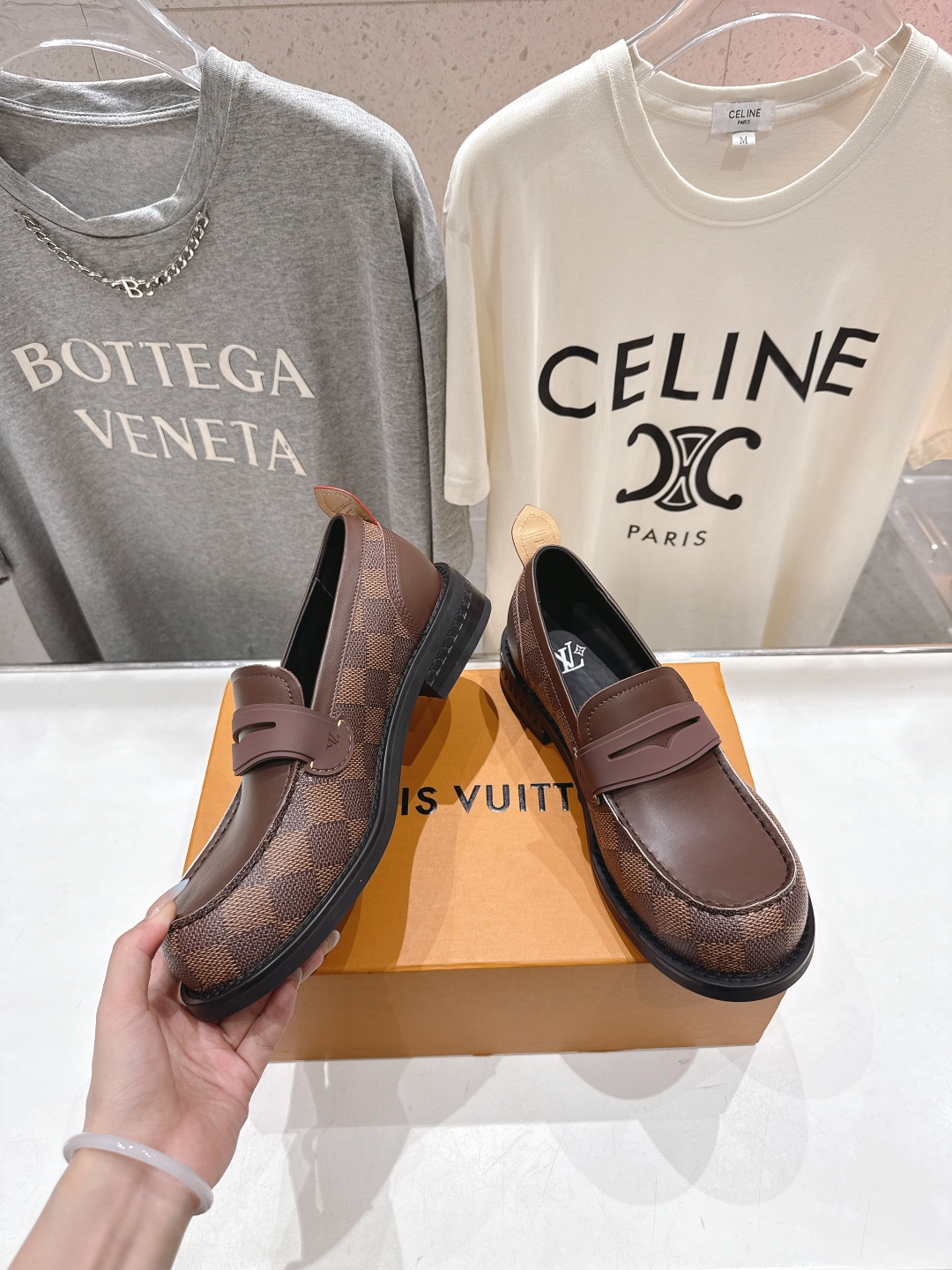 高版本出厂 情侣款 LOUIS VUITTON ss25 LV驴牌新款厚底大头鞋情侣休闲鞋乐福鞋本款 乐