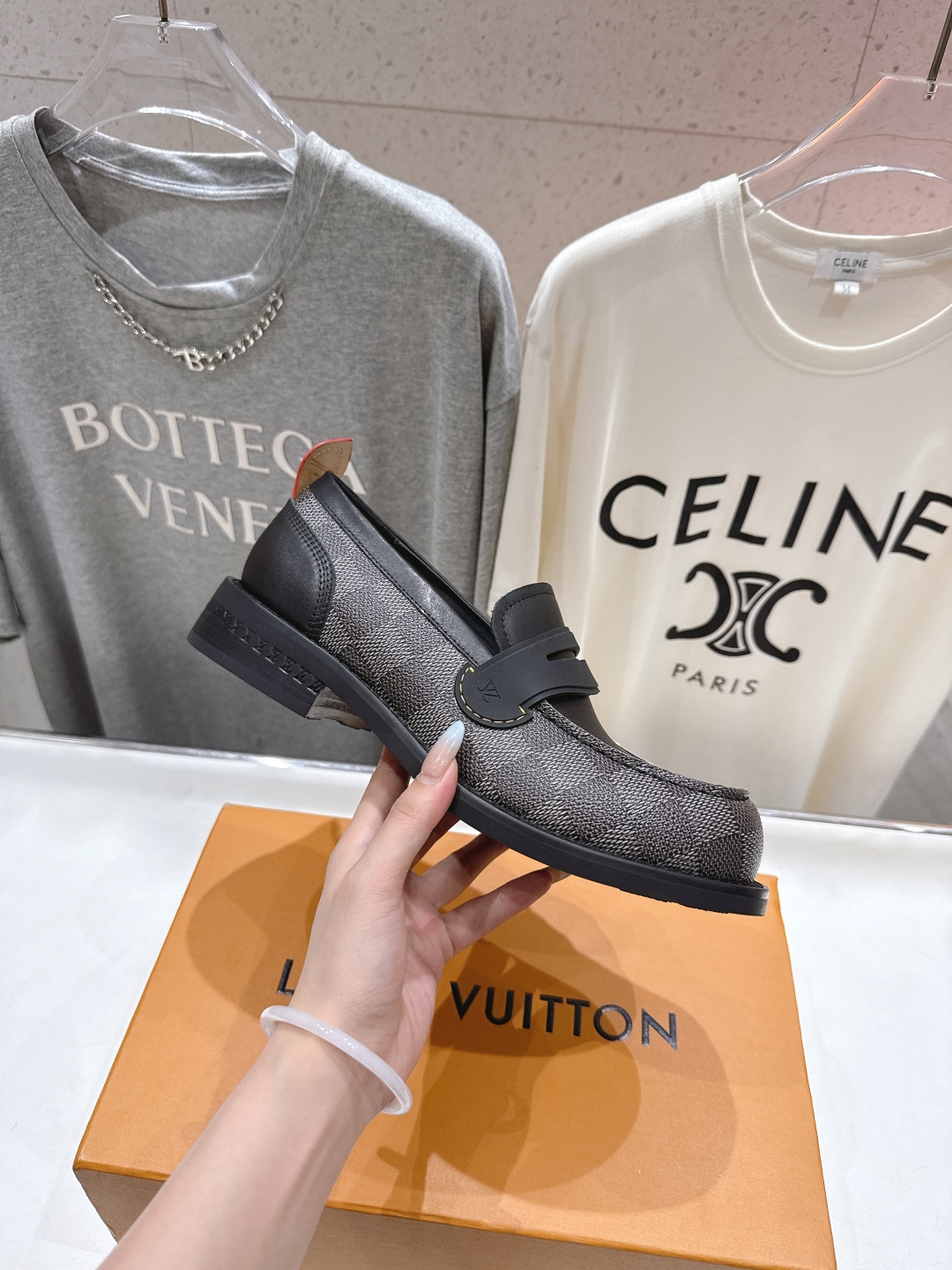 高版本出厂 情侣款 LOUIS VUITTON ss25 LV驴牌新款厚底大头鞋情侣休闲鞋乐福鞋本款 乐