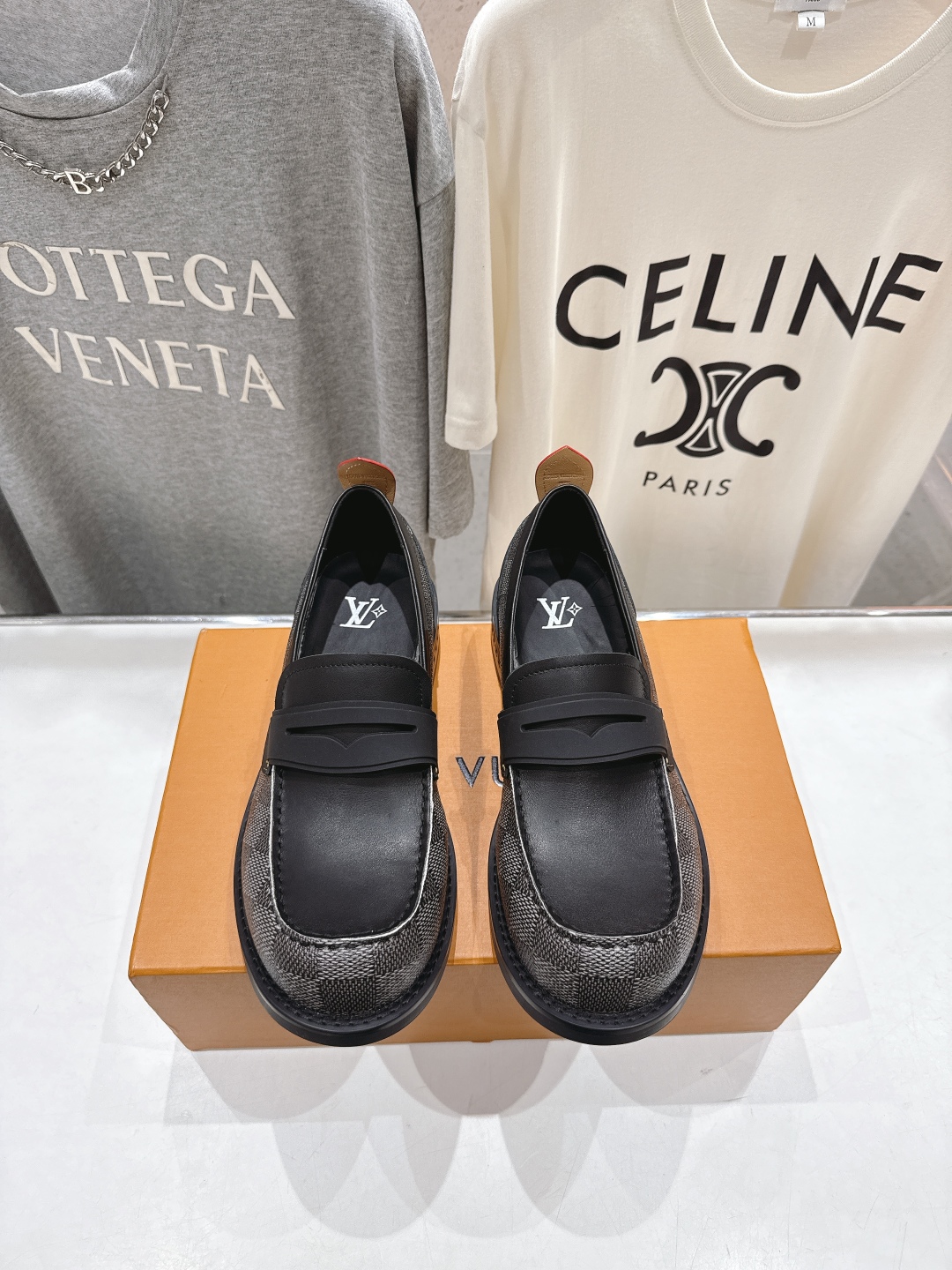高版本出厂 情侣款 LOUIS VUITTON ss25 LV驴牌新款厚底大头鞋情侣休闲鞋乐福鞋本款 乐