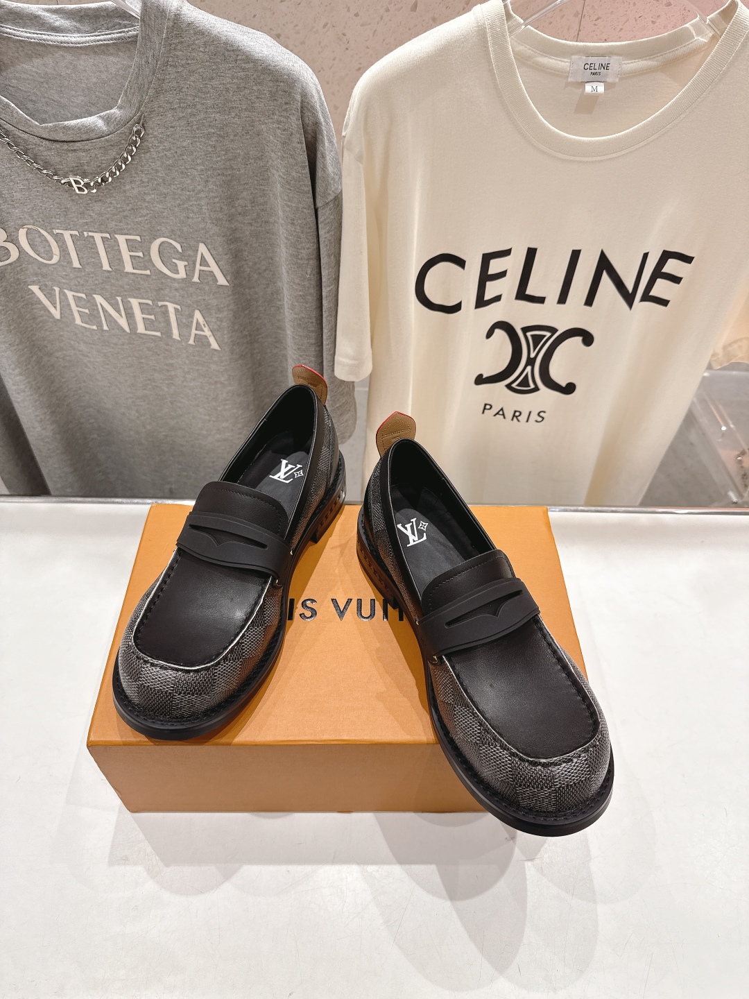 高版本出厂 情侣款 LOUIS VUITTON ss25 LV驴牌新款厚底大头鞋情侣休闲鞋乐福鞋本款 乐