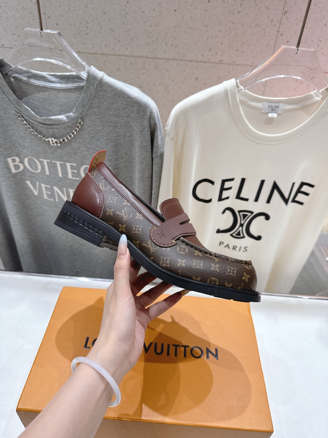 高版本出厂 情侣款 LOUIS VUITTON ss25 LV驴牌新款厚底大头鞋情侣休闲鞋乐福鞋本款 乐