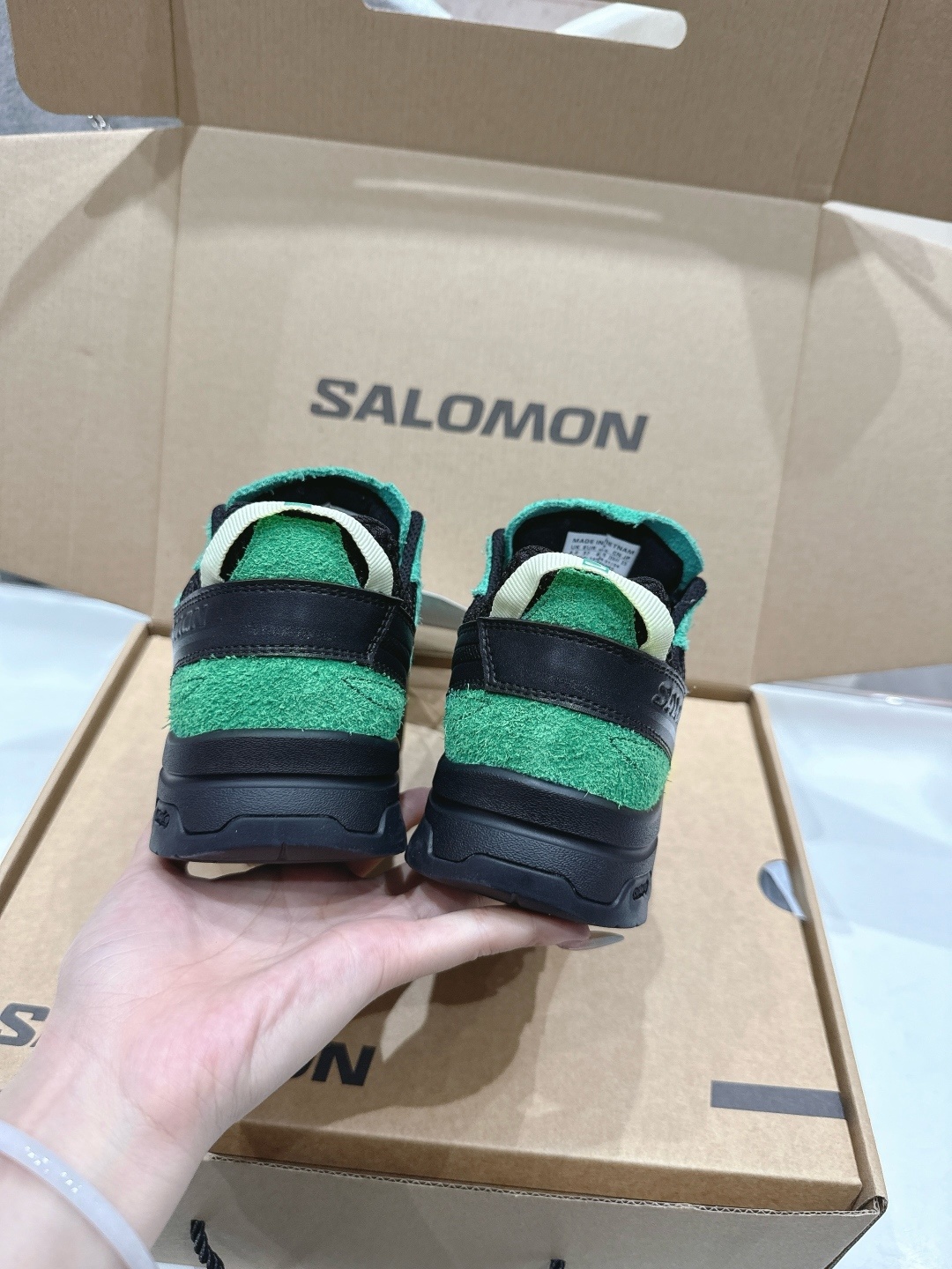 高版本出厂 情侣款 Salomon萨洛蒙~F055 2025ss最新款休闲运动鞋厚底登山德比鞋跑步鞋~男