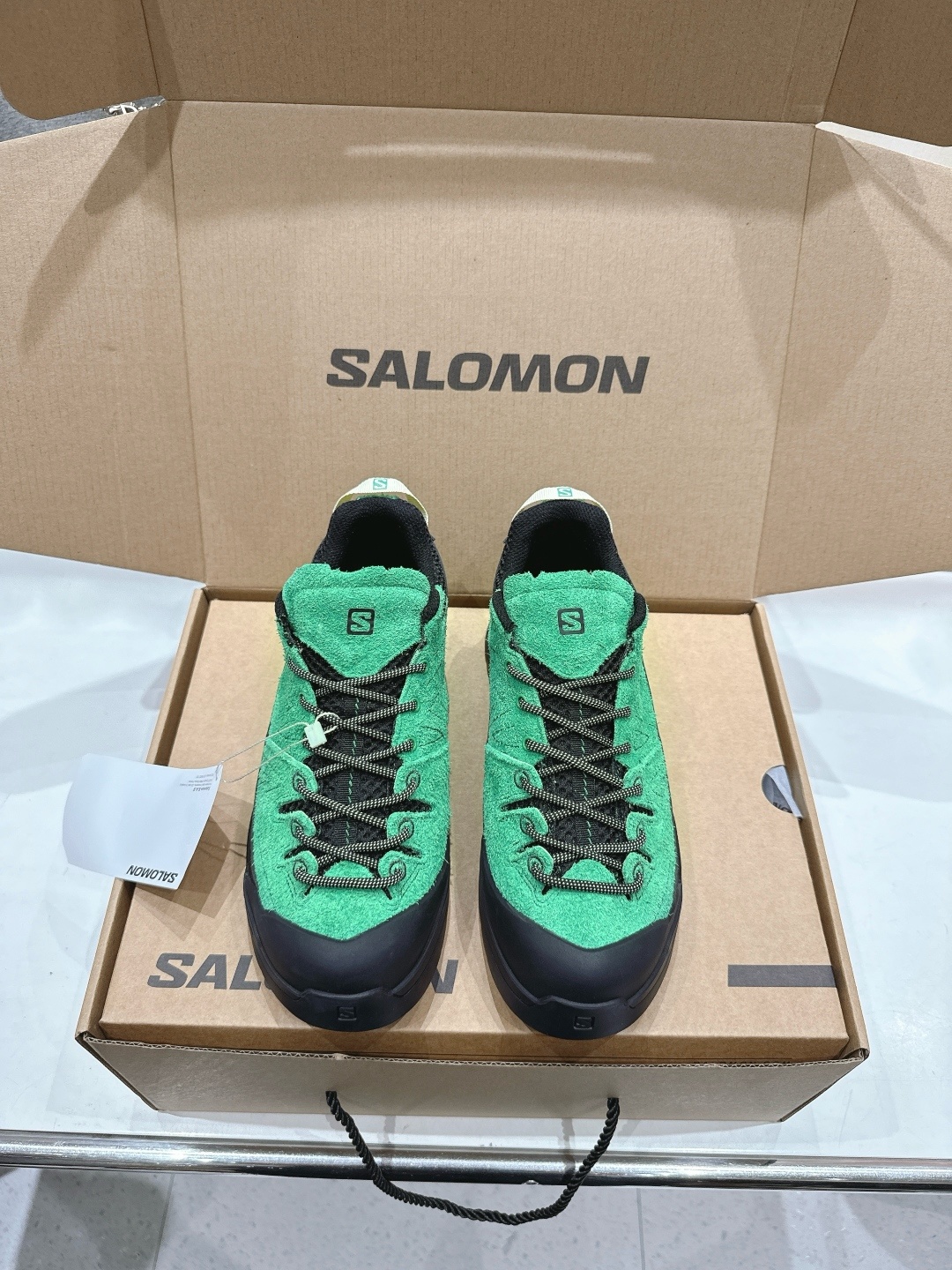 高版本出厂 情侣款 Salomon萨洛蒙~F055 2025ss最新款休闲运动鞋厚底登山德比鞋跑步鞋~男