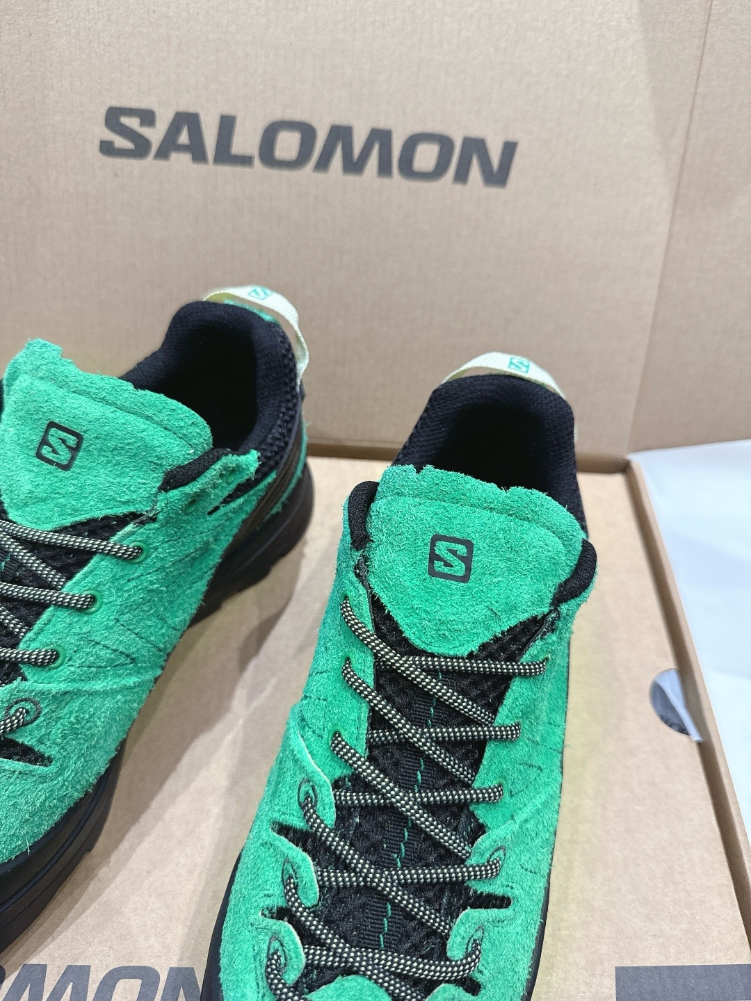 高版本出厂 情侣款 Salomon萨洛蒙~F055 2025ss最新款休闲运动鞋厚底登山德比鞋跑步鞋~男