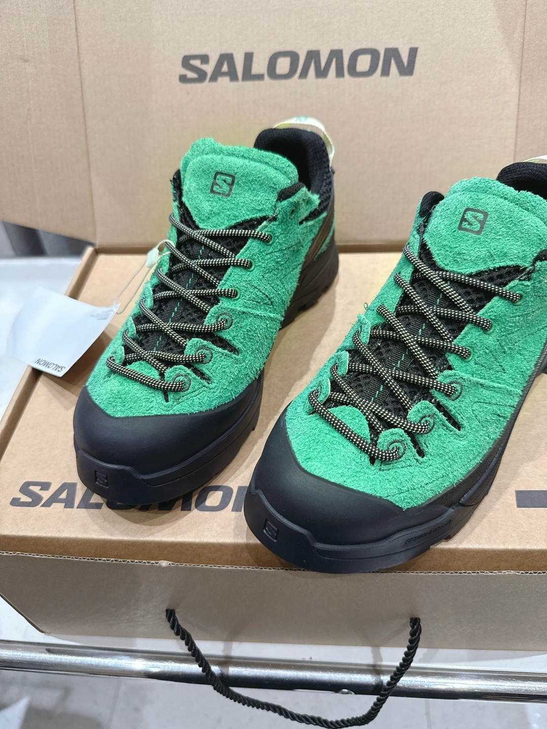 高版本出厂 情侣款 Salomon萨洛蒙~F055 2025ss最新款休闲运动鞋厚底登山德比鞋跑步鞋~男