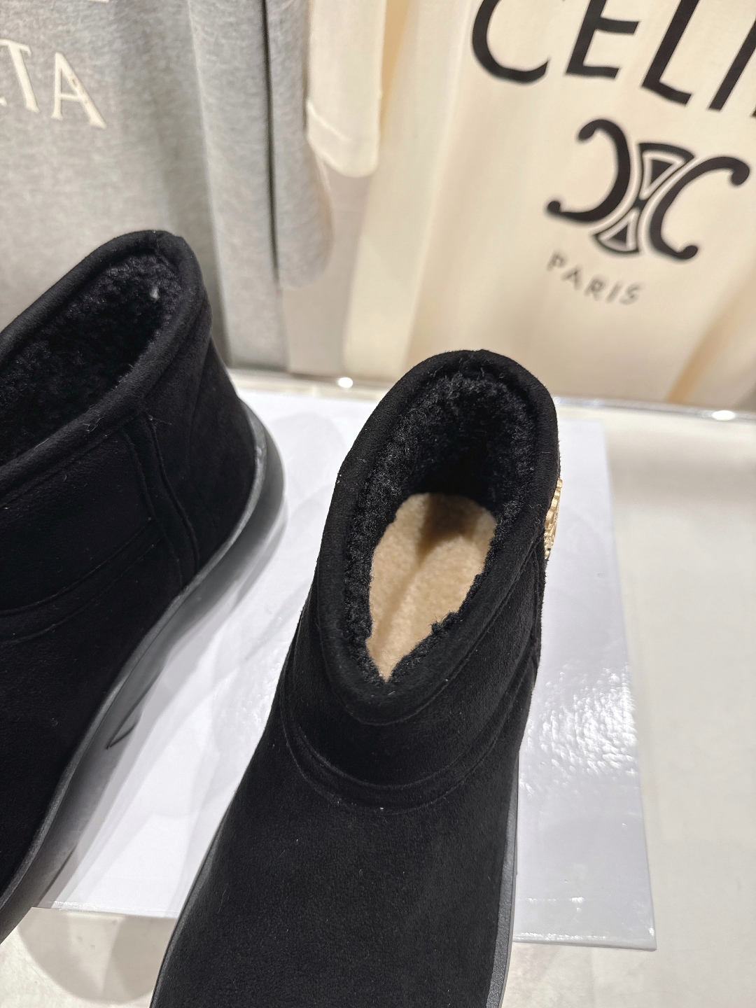 高版本出厂 Loewe/罗意威F036 25ss冬季最新皮毛一体雪地靴羊毛靴短靴原版购入开发 顶级版本 