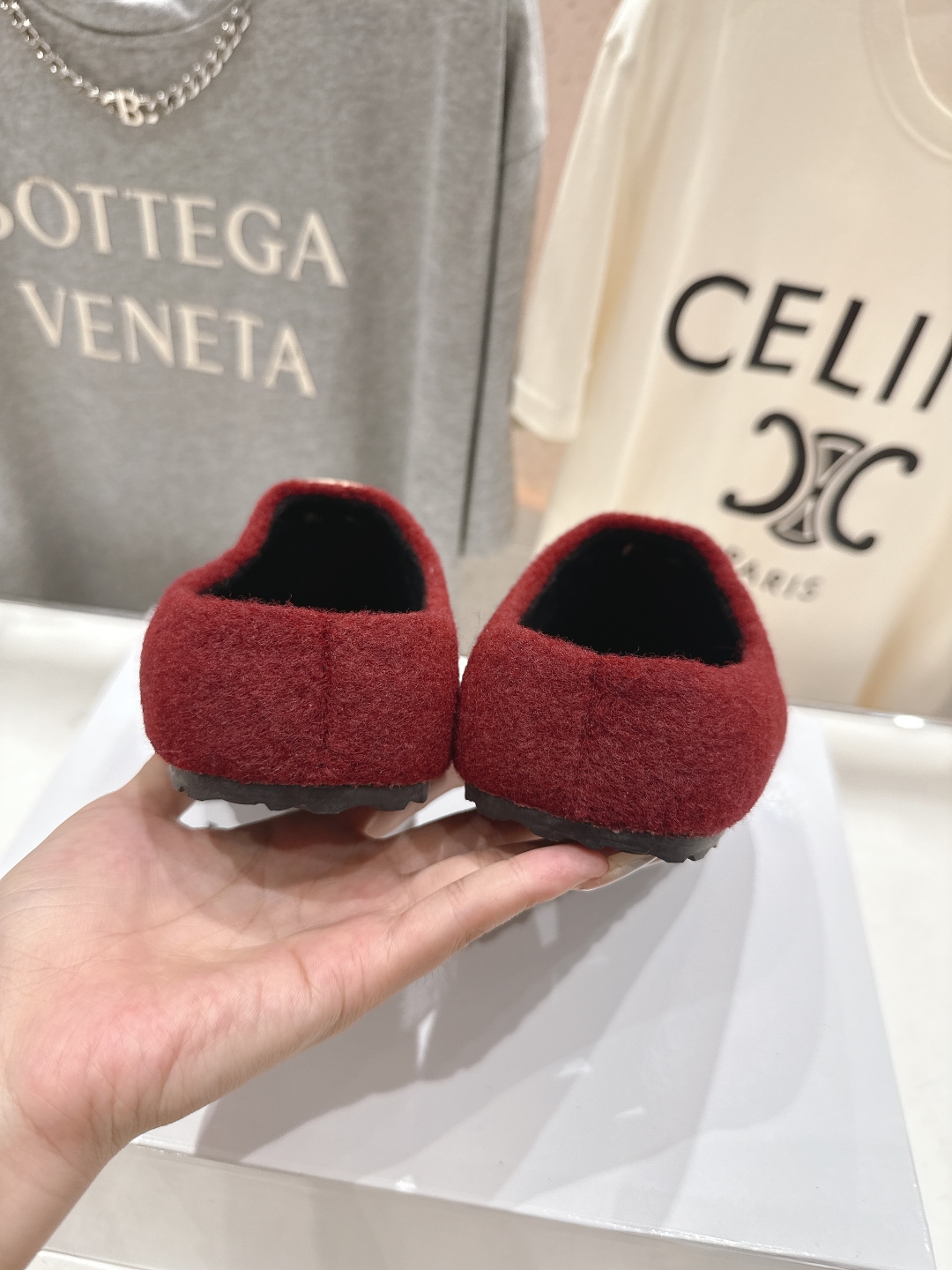 高版本出厂 LOEWE/罗意威F036 2025ss秋冬新款一脚蹬勃肯半包拖鞋 舒适度极高，非常具有辨识