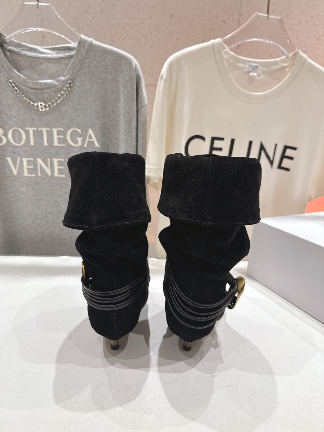 高版本出厂 ISABEL MARANT/伊莎贝尔F028 2025ss新款印第安风高跟短靴西部靴堆堆靴超