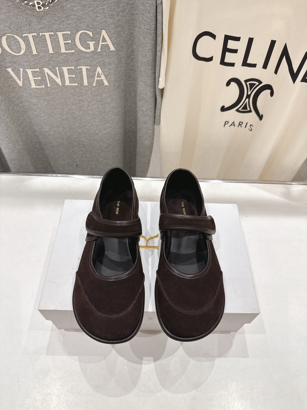 高版本出厂 The Row 2025ss新品爆款平底玛丽珍乐福鞋一脚蹬单鞋复古穆勒鞋非常舒服的一款平底鞋