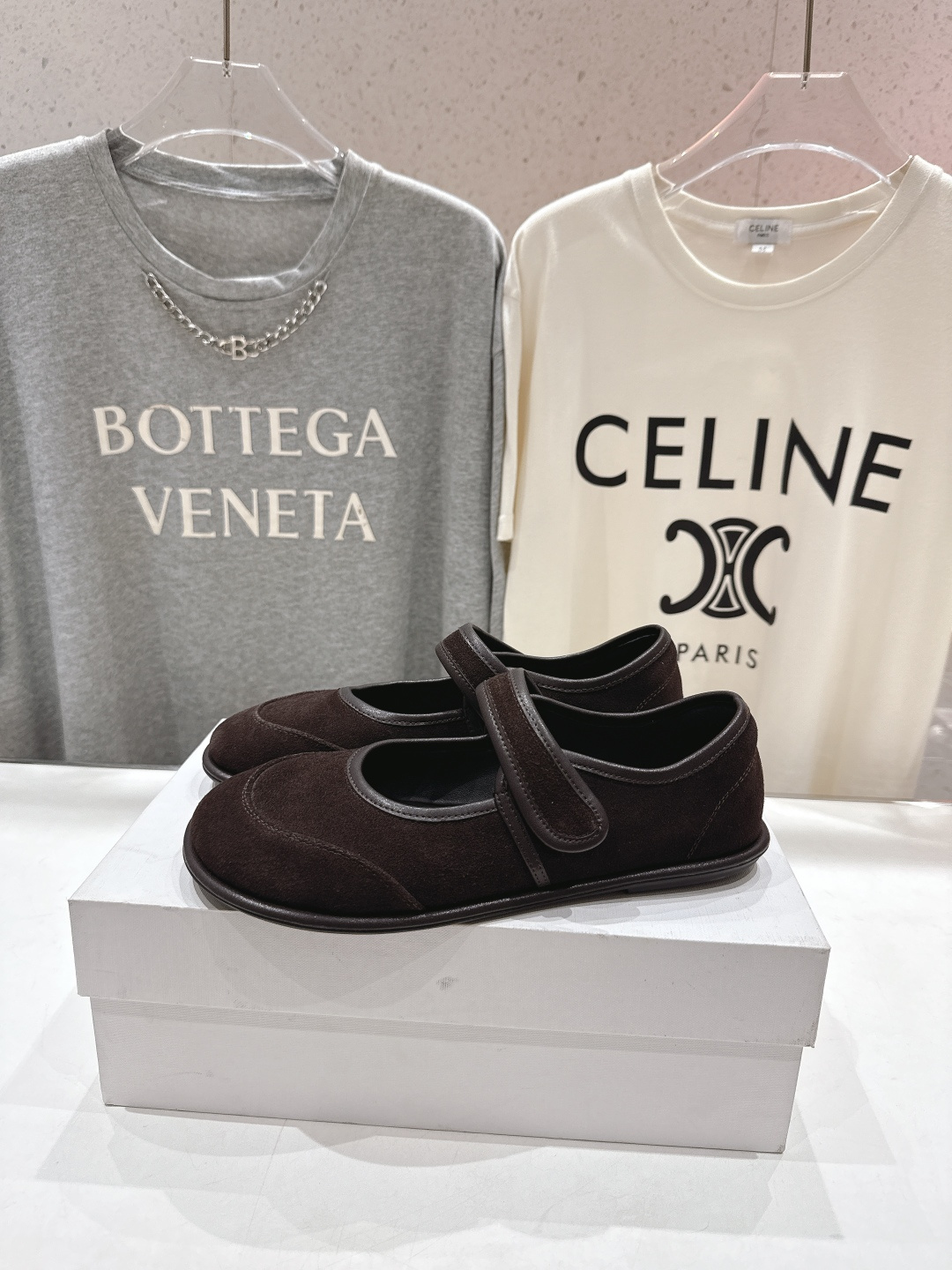 高版本出厂 The Row 2025ss新品爆款平底玛丽珍乐福鞋一脚蹬单鞋复古穆勒鞋非常舒服的一款平底鞋