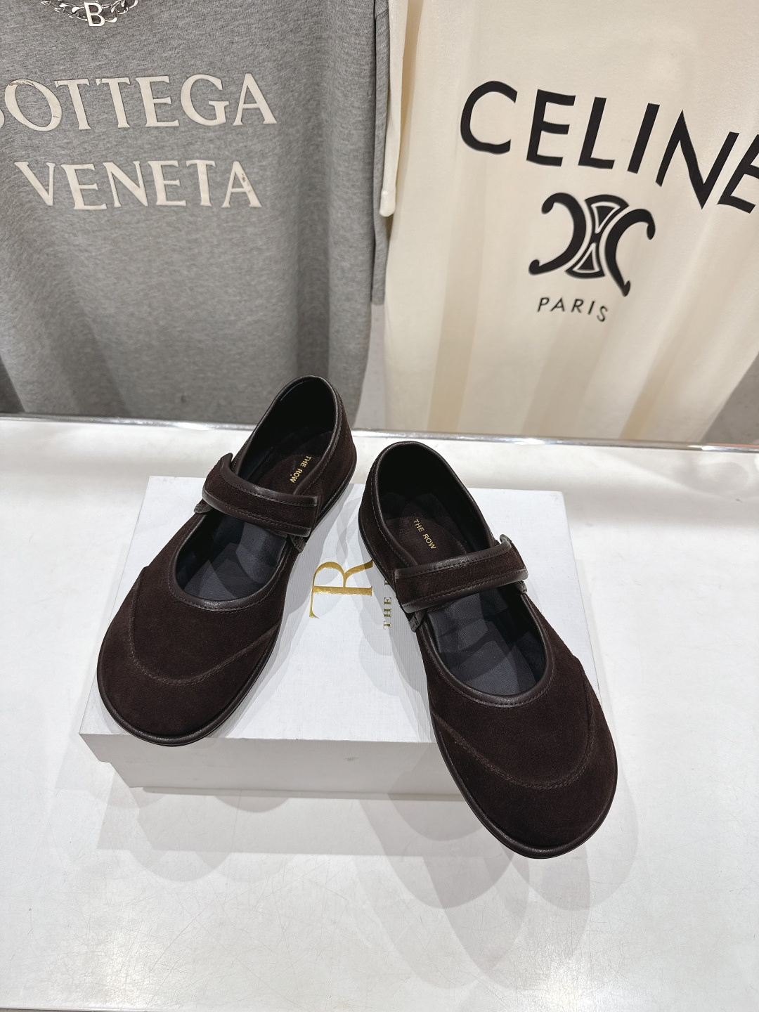 高版本出厂 The Row 2025ss新品爆款平底玛丽珍乐福鞋一脚蹬单鞋复古穆勒鞋非常舒服的一款平底鞋